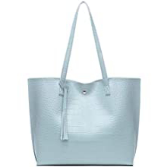 ♡woman's soft leather tote bag | large | NWT | multiple colors!♡ - Picture 5 of 10
